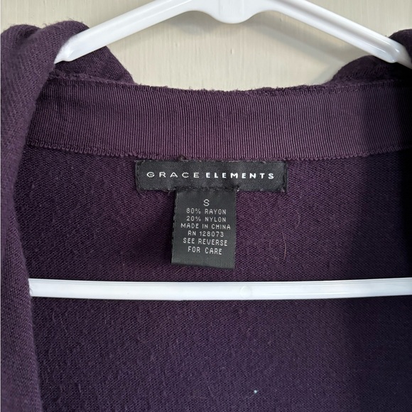 Purple Ruffle Sweater - Picture 3 of 5